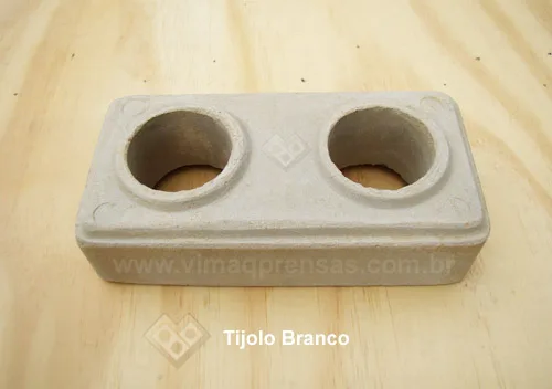 Tijolo ecológico Tijolo branco