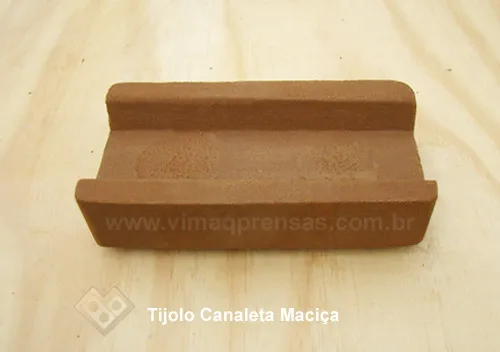 Tijolo ecológico Canaleta